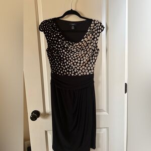 Ladies Chaps Polka Dot Dress